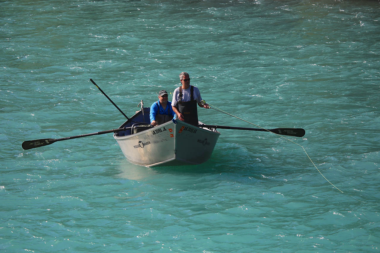 Fishermen in a boat.